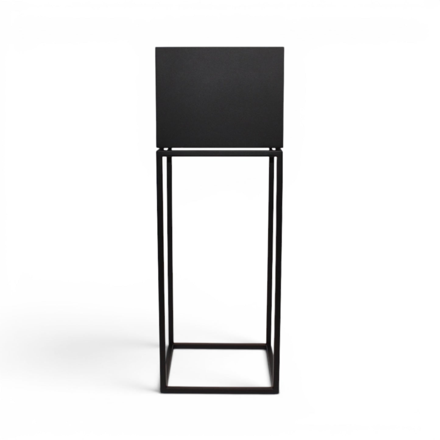 Donica Wysoka Loft — metalowa, czarny mat | Fenos