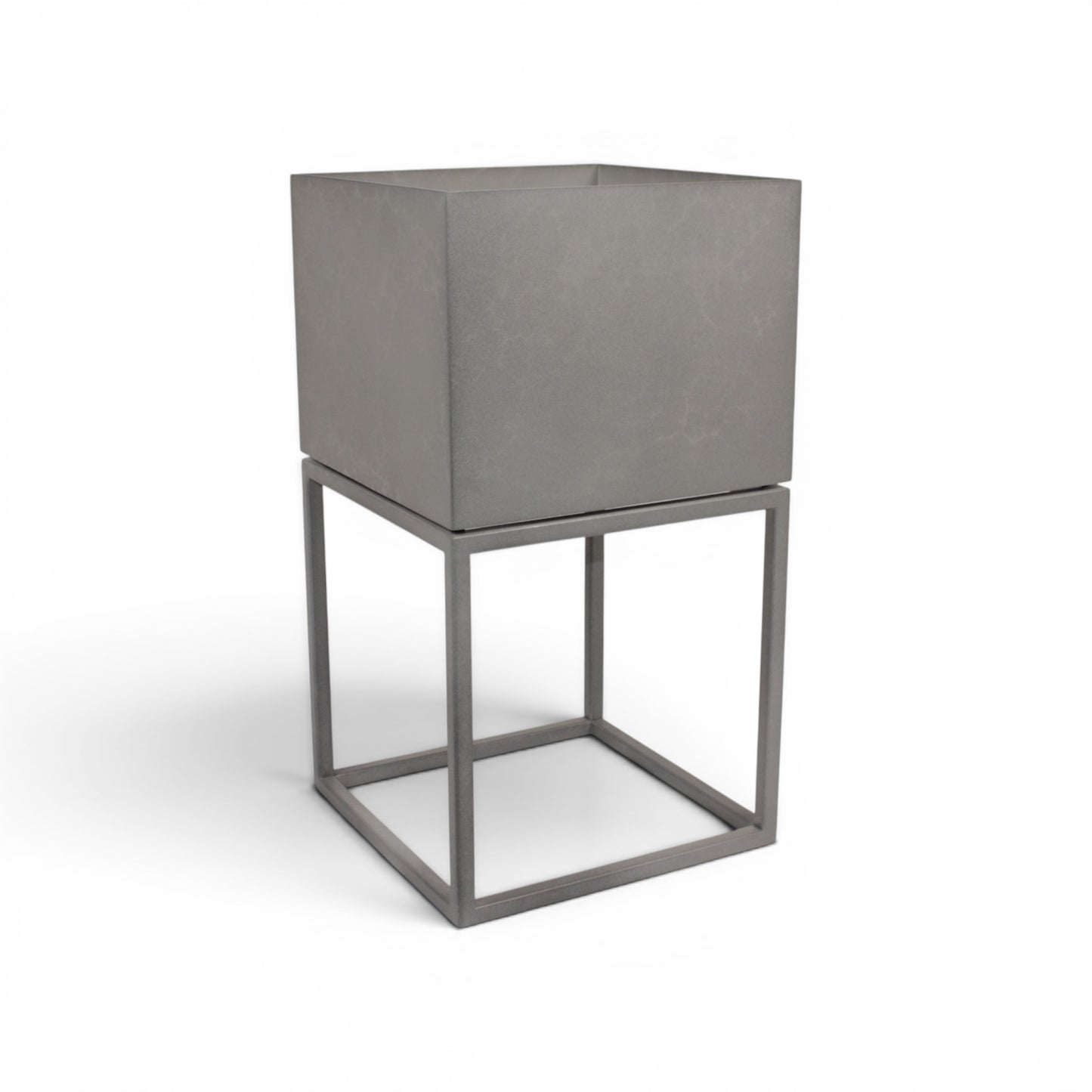 Donica Niska Loft — metalowa, imitacja betonu | Fenos