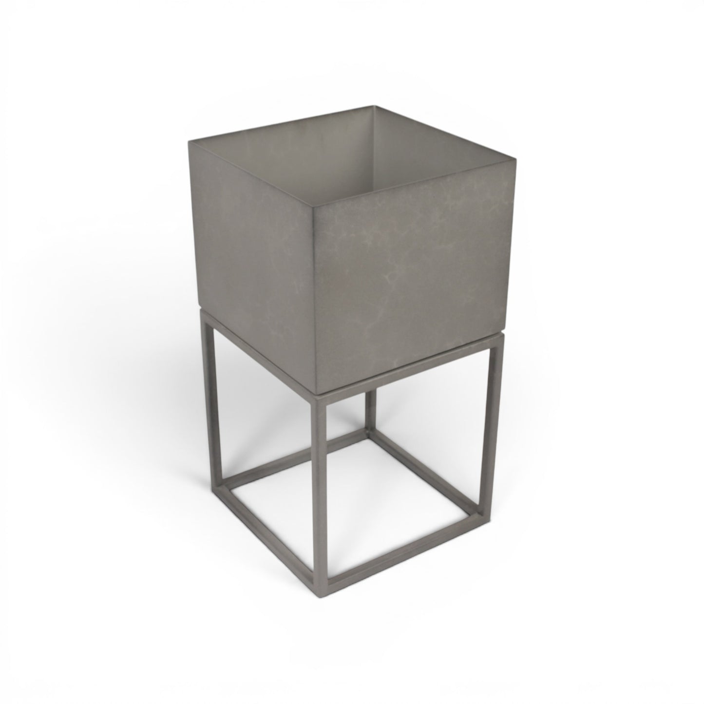 Donica Niska Loft — metalowa, imitacja betonu | Fenos