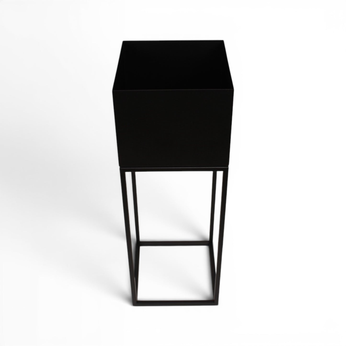 Donica Wysoka Loft — metalowa, czarny mat | Fenos