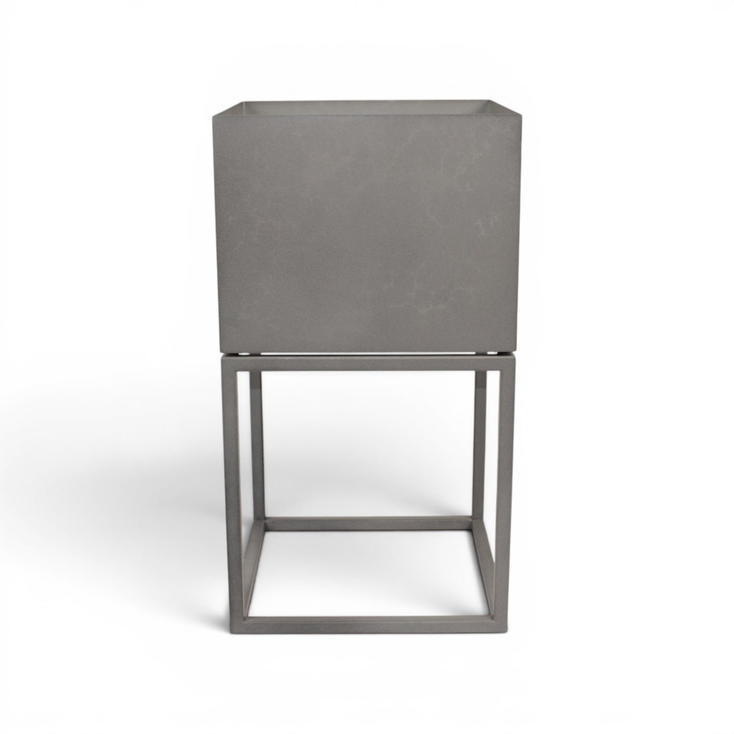 Donica Niska Loft — metalowa, imitacja betonu | Fenos